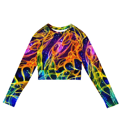 Long Sleeve Crop Top - Dancing in the Ether