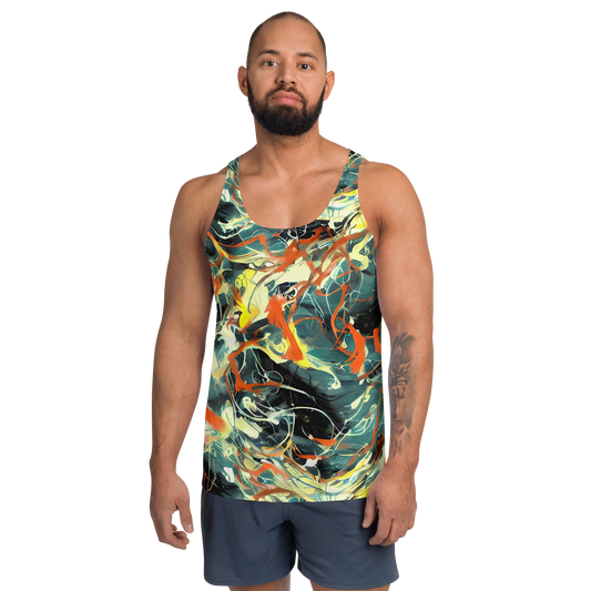 Men's Tank Top - Fluid Firestorm