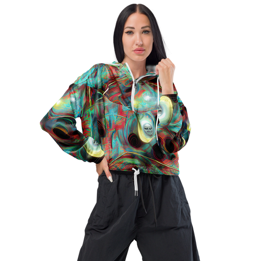 Women's Cropped Windbreaker - Dreamwave