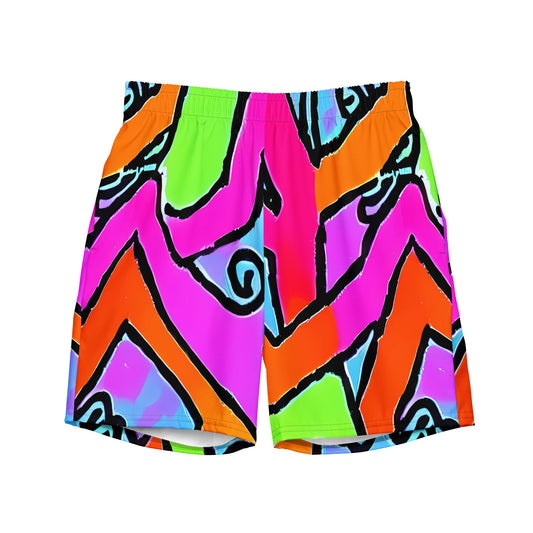 Swim Trunks - Electric Mosaic