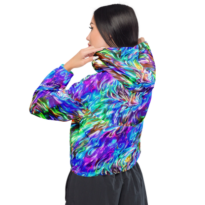Women's Cropped Windbreaker - Faini Whirlwind