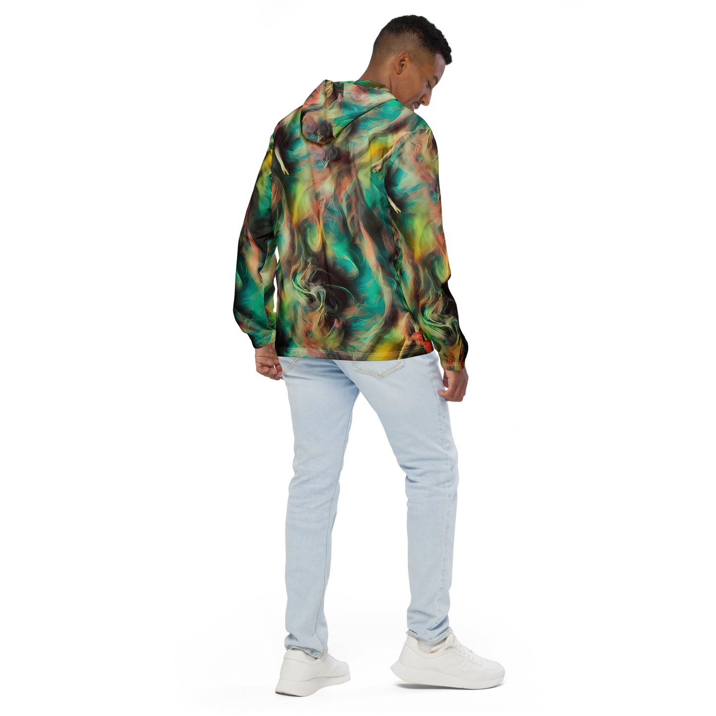 Men's Windbreaker - Enchanted Fusion