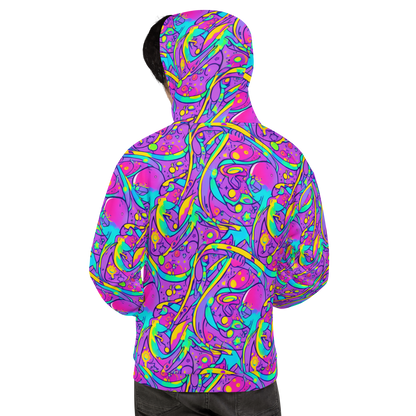 Hoodie - Neon Galaxy Whirl