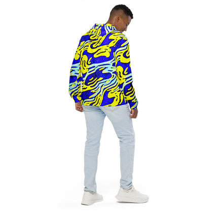 Men's Windbreaker - Electric Horizon