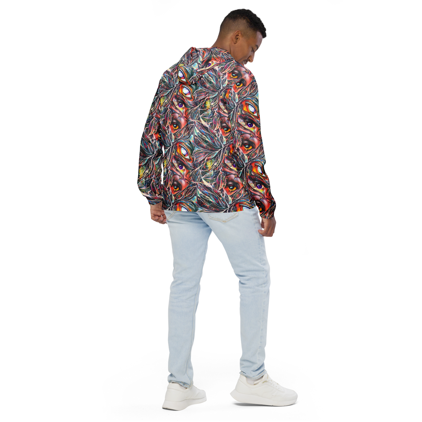 Men's Windbreaker - Prismatic Reverie