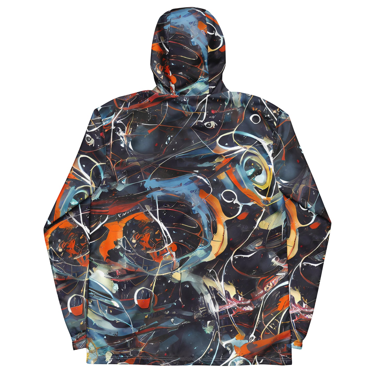 Men's Windbreaker - Neo-Splash Labyrinth