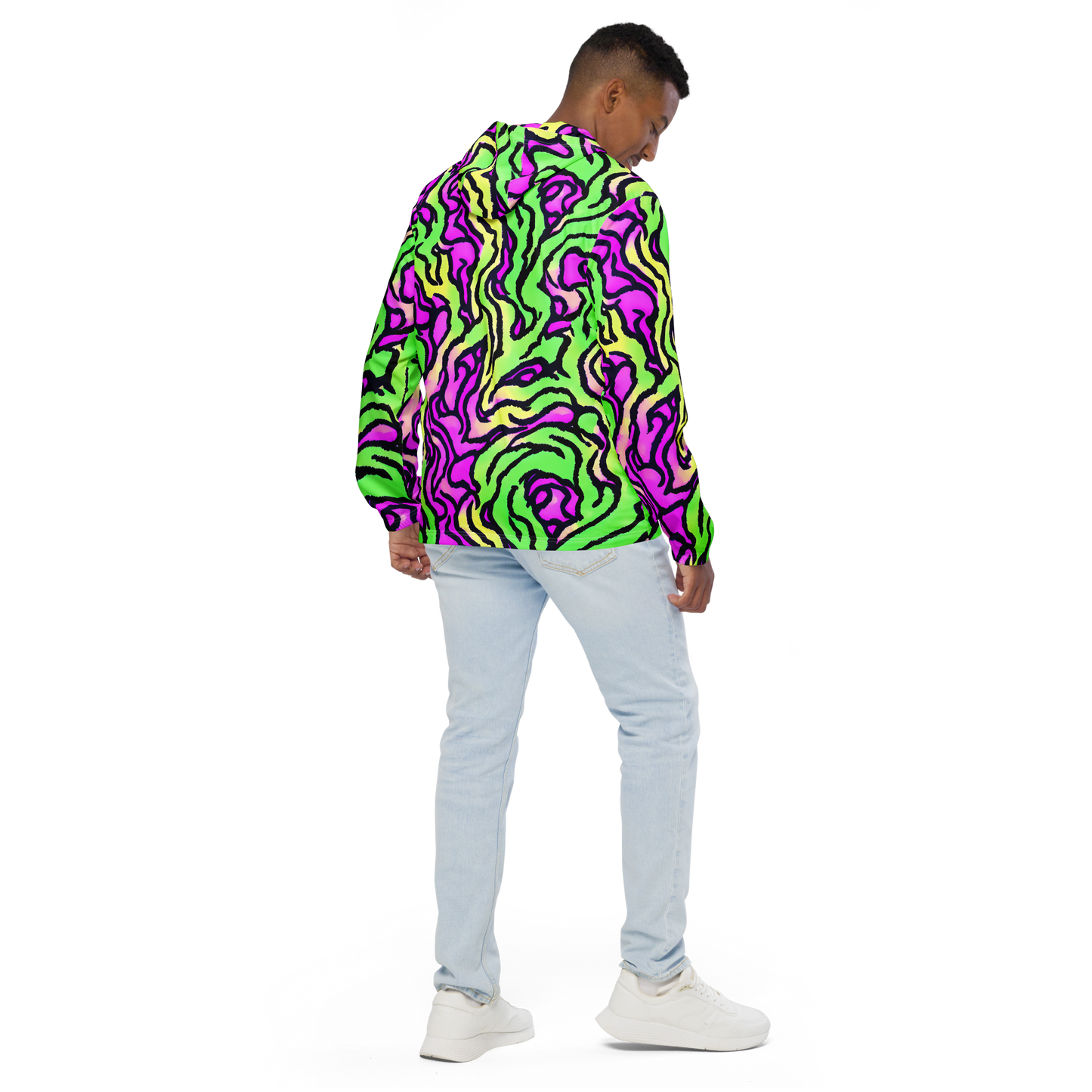 Men's Windbreaker - Mintchine Maze