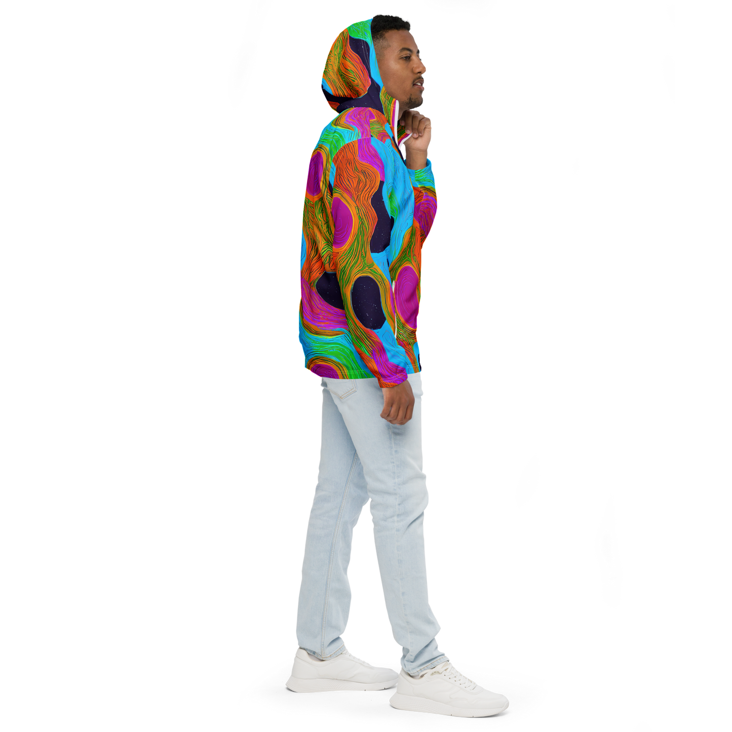 Men's Windbreaker - Galactic Harmony