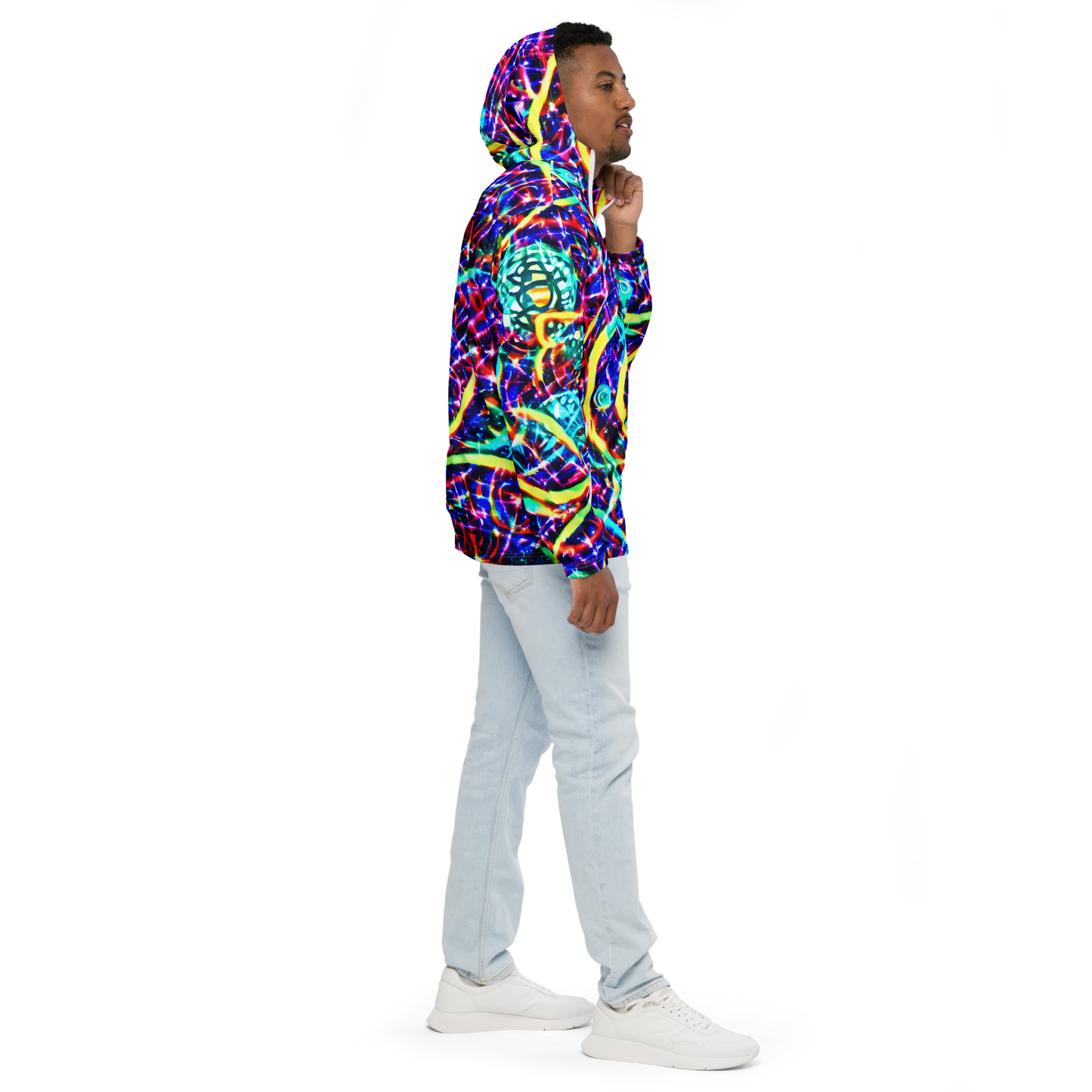 Men's Windbreaker - Fynesian Galaxy