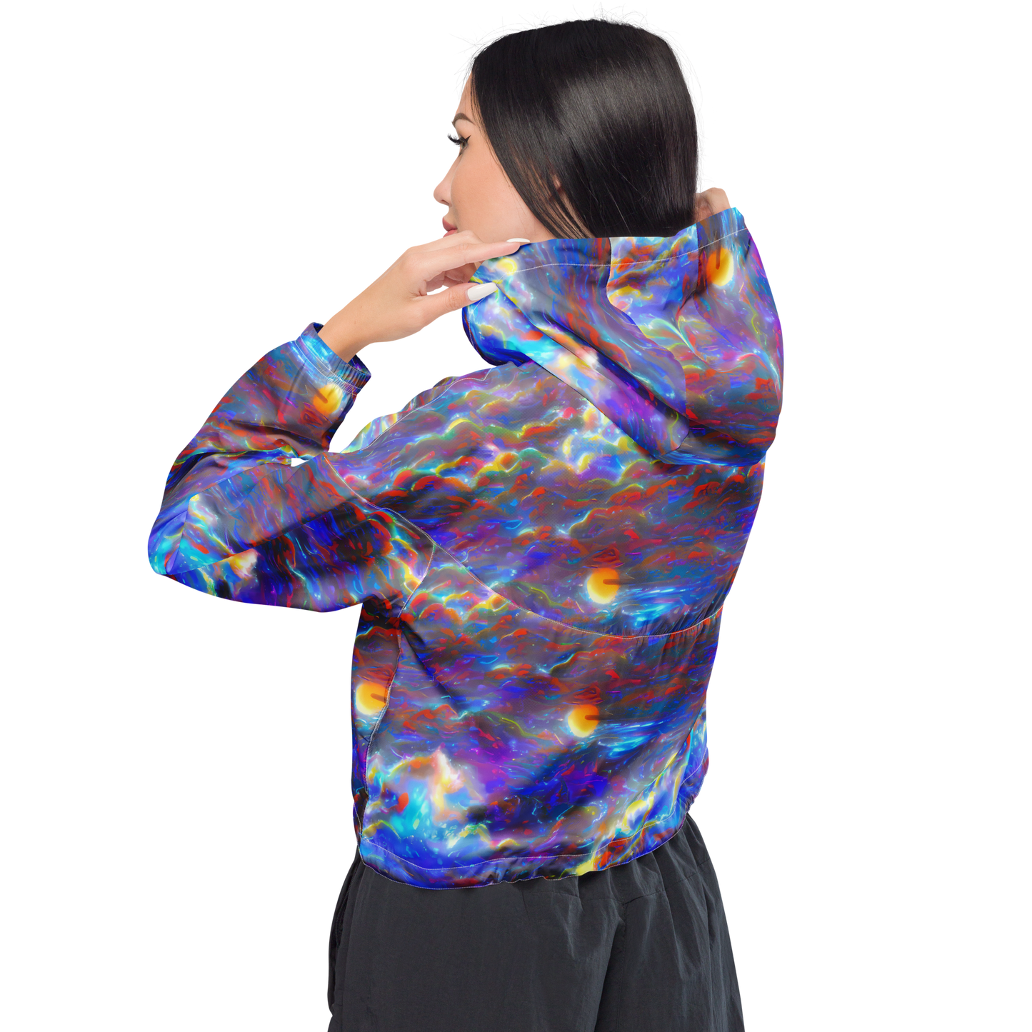 Women's Cropped Windbreaker - Orion Ripple