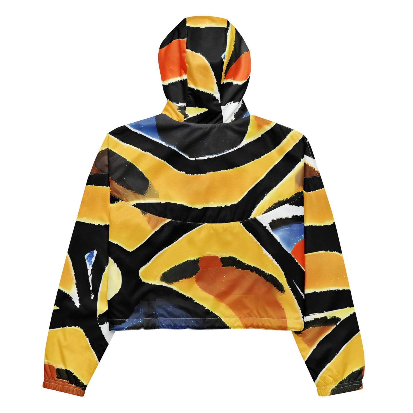 Women's Cropped Windbreaker - Savannah Nightfall