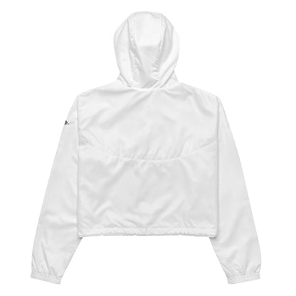 Women's Cropped Windbreaker - Urban Shadows