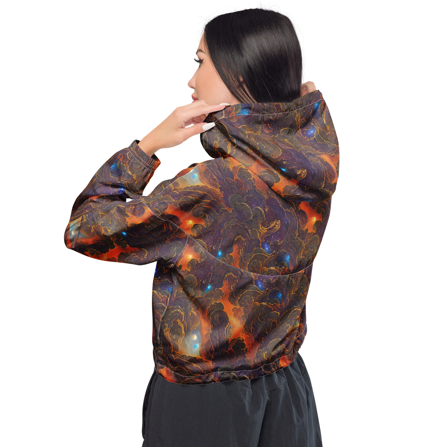 Women's Cropped Windbreaker - Pozzo Vortex