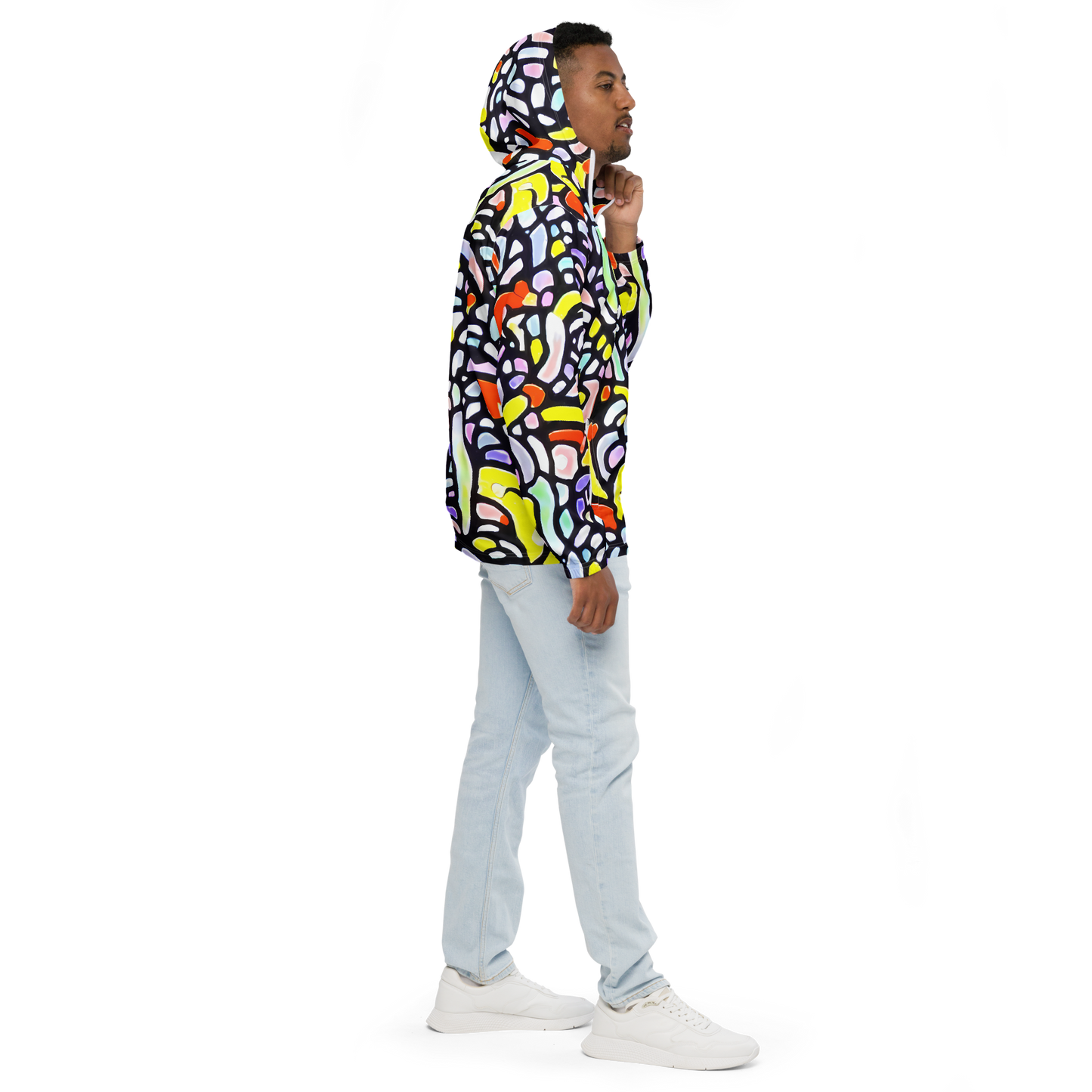 Men's Windbreaker - Cubist Carousel