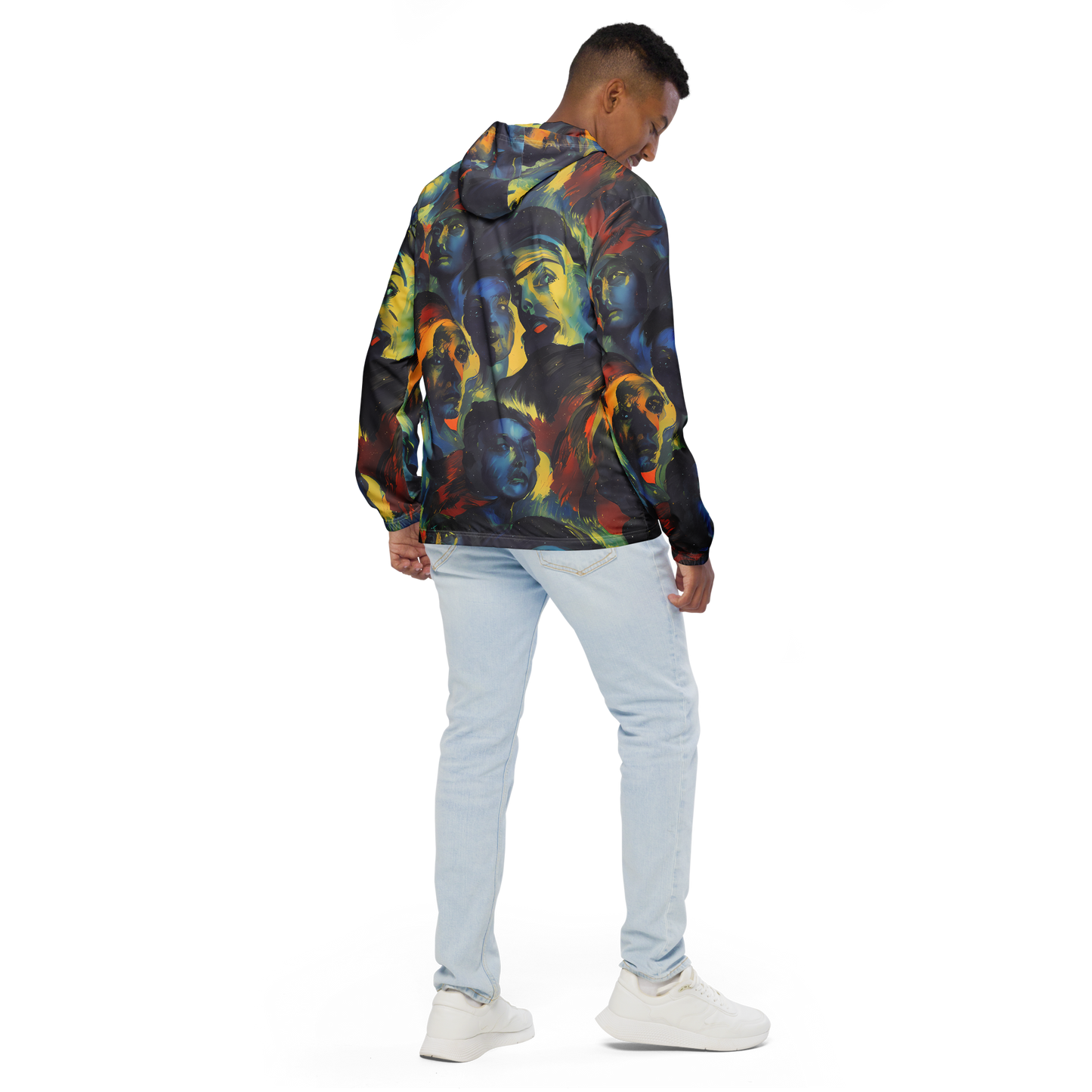 Men's Windbreaker - Vivid Visage