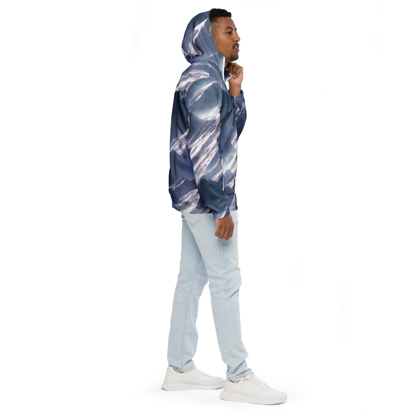 Men's Windbreaker - Frosted Zenith