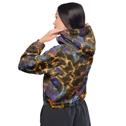 Women's Cropped Windbreaker - Vortex Virtue