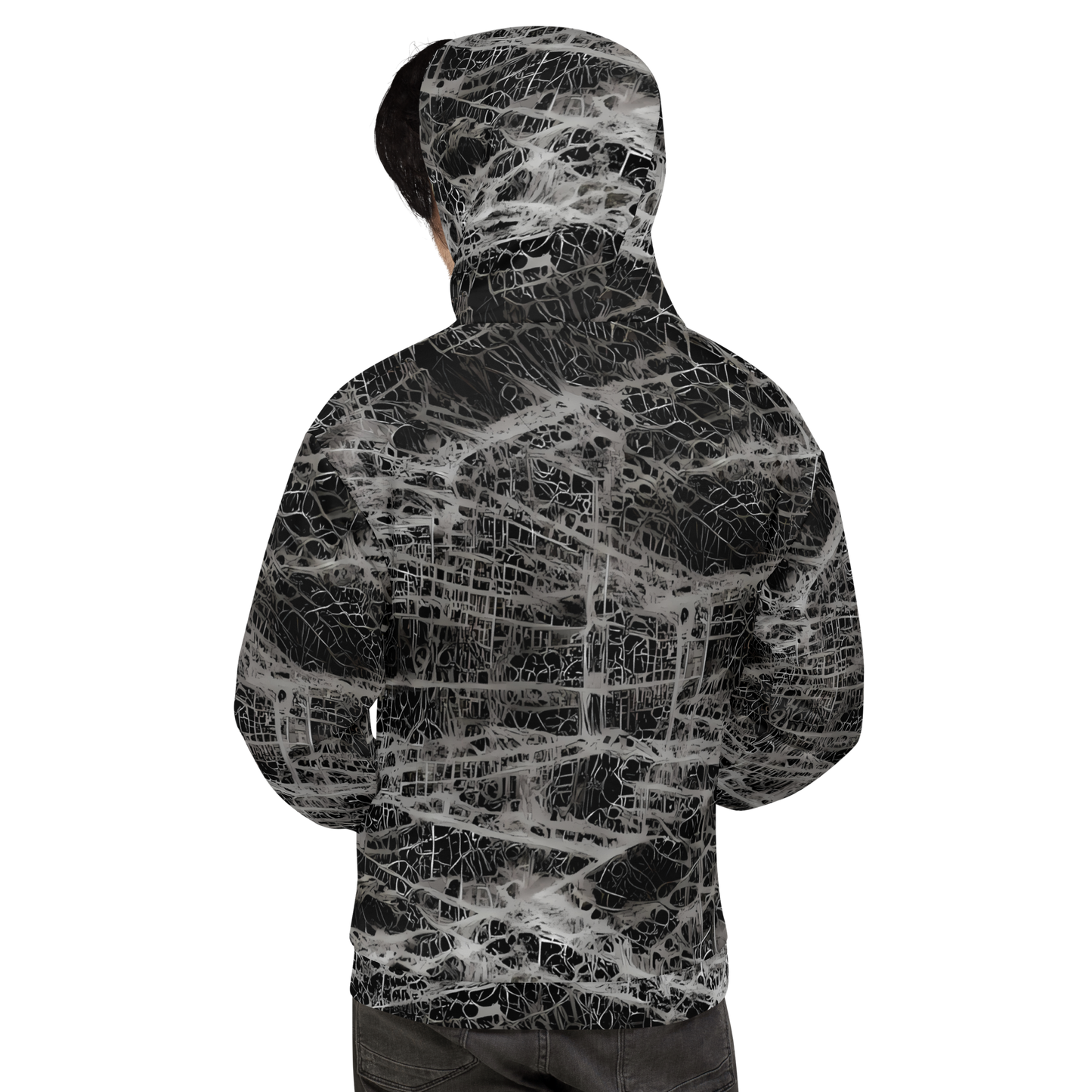 Hoodie - Monochrome Mesh