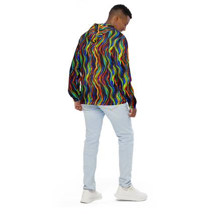 Men's Windbreaker - Celestial Waves