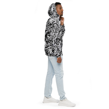 Men's Windbreaker - Silver Shadows