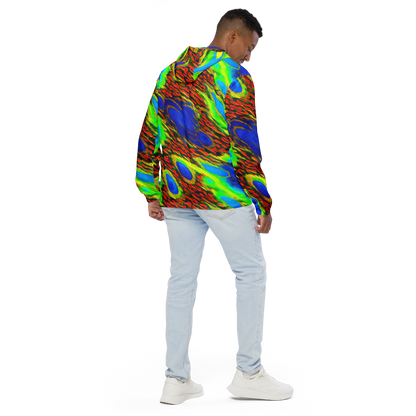 Men's Windbreaker - Hodgkin's Blaze