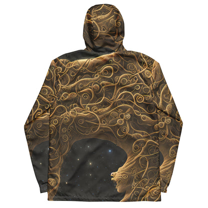 Men's Windbreaker - Gilded Reverie
