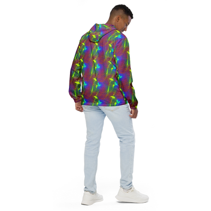 Men's Windbreaker - Prismatic Web