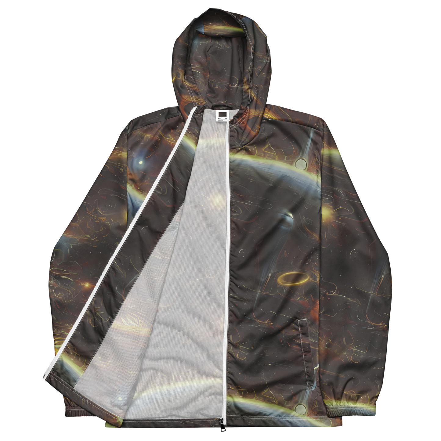 Men's Windbreaker - Quantum Illusions