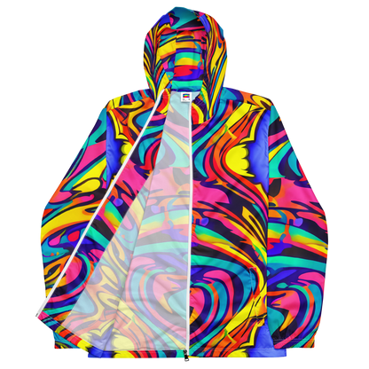 Men's Windbreaker - Electric Ecstasy