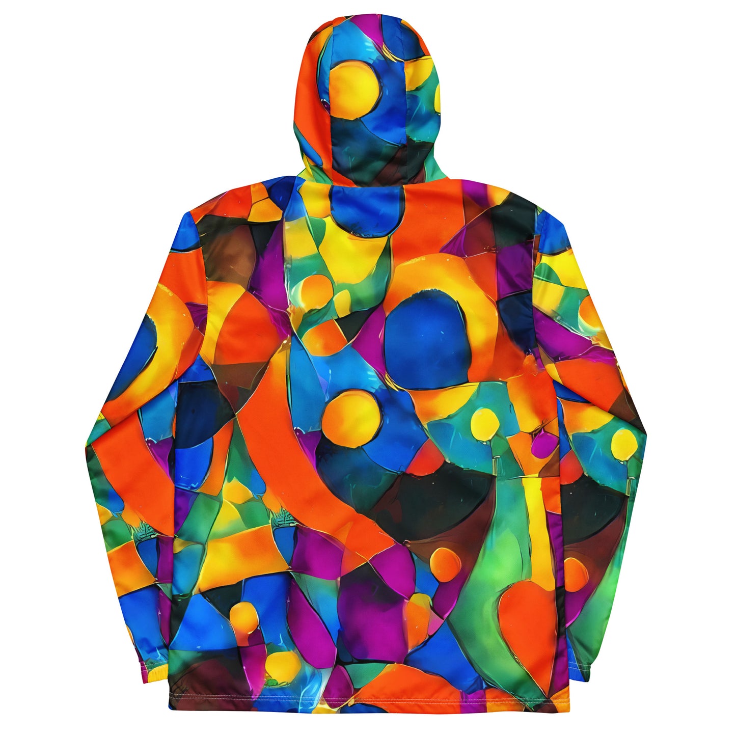 Men's Windbreaker - Galactic Jigsaw