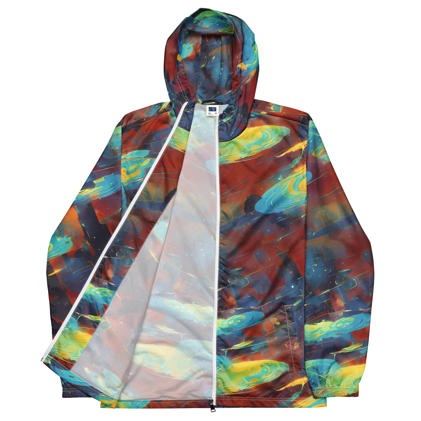 Men's Windbreaker - Journey Through Infinity