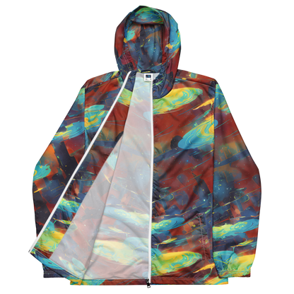 Men's Windbreaker - Journey Through Infinity