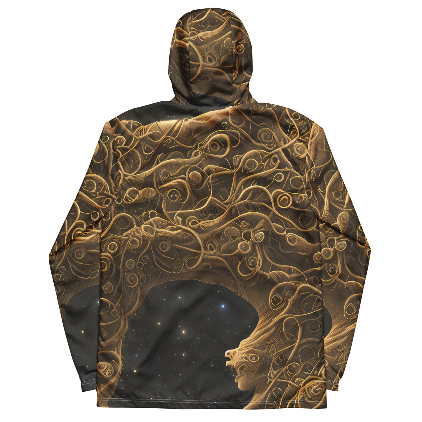 Men's Windbreaker - Gilded Reverie