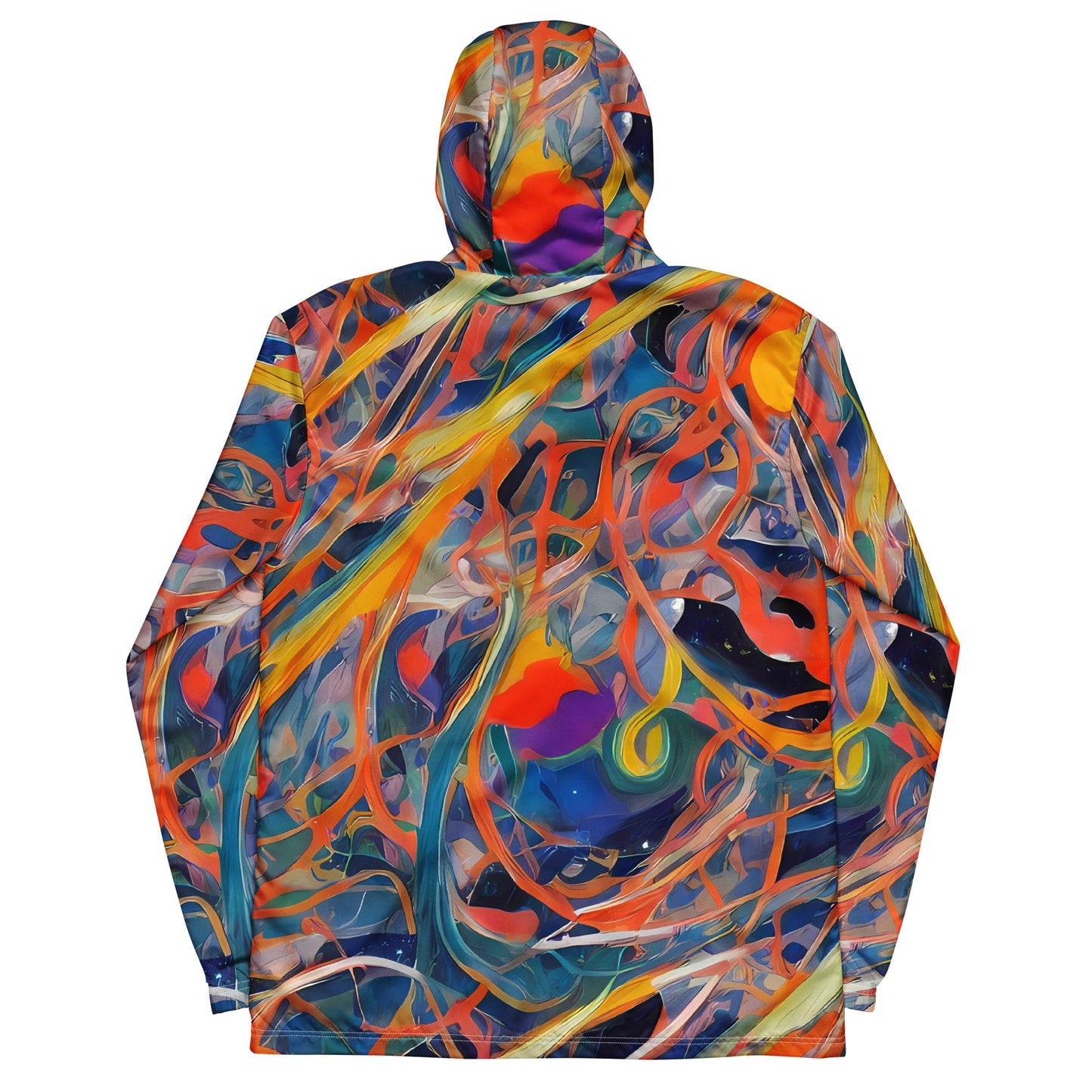 Men's Windbreaker - Vivid Tangle