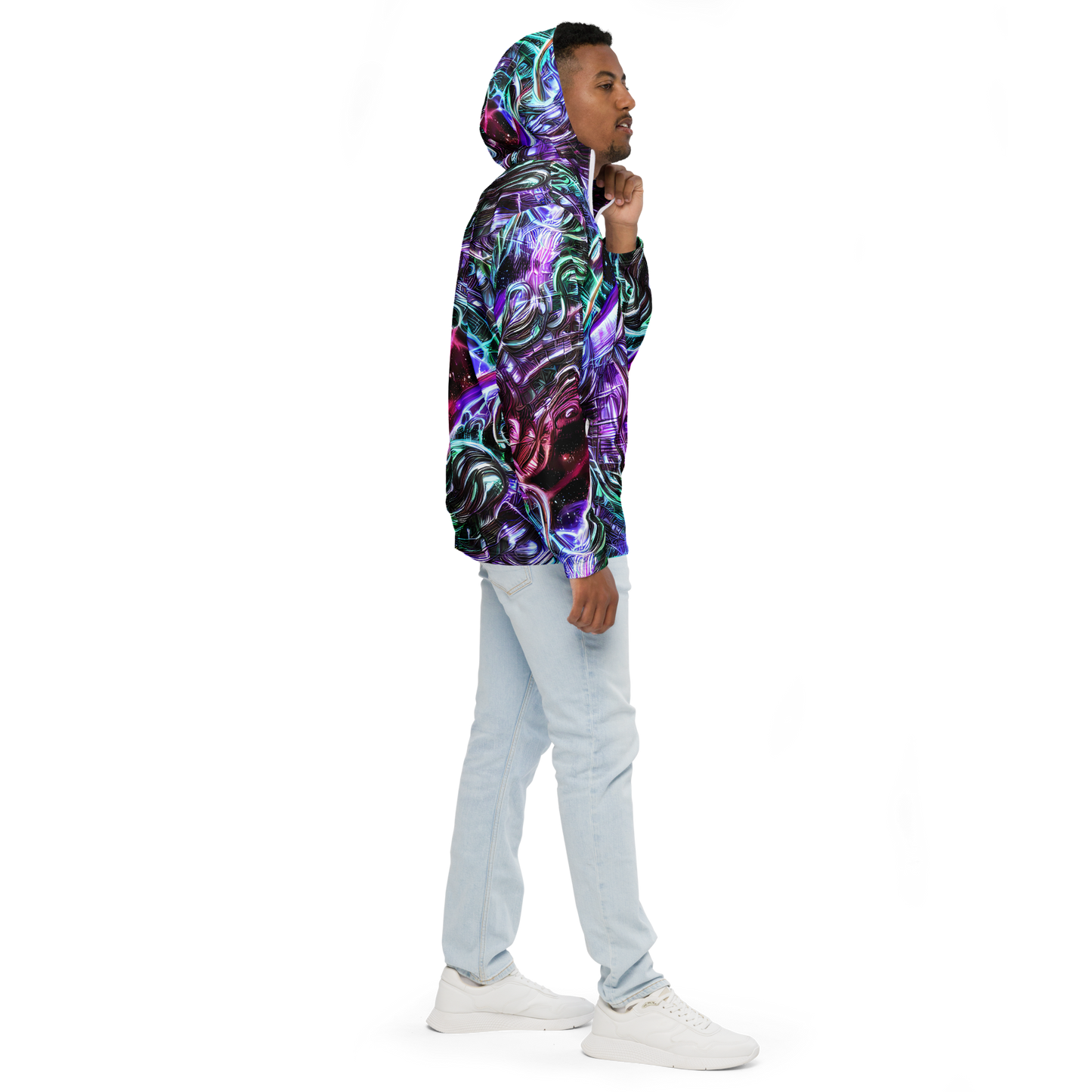 Men's Windbreaker - Nebula Fusions