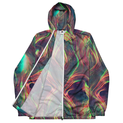 Men's Windbreaker - Temple Wave