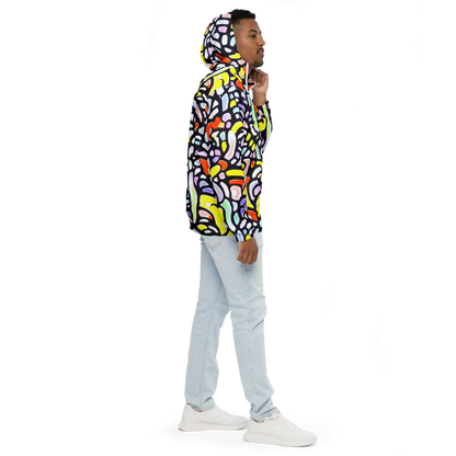 Men's Windbreaker - Cubist Carousel