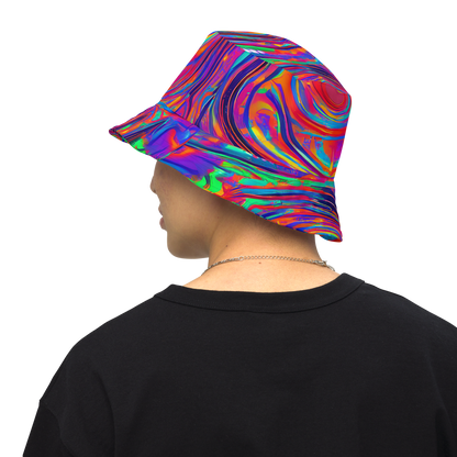 Reversible Bucket Hat - Quantum Spiral