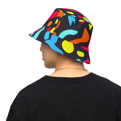 Reversible Bucket Hat - Midnight Stream