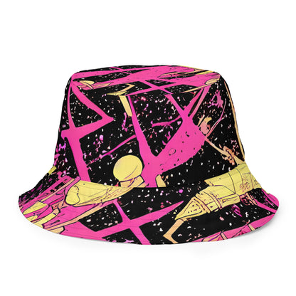 Reversible Bucket Hat - Galaxy Graffiti