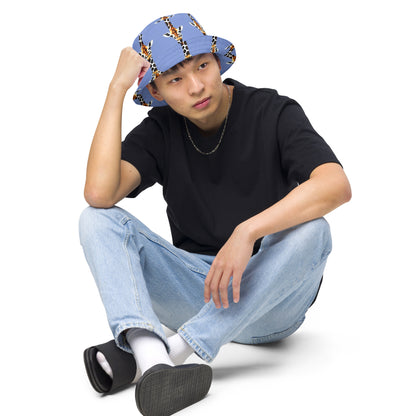 Reversible Bucket Hat - Giraffe Glow
