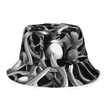 Reversible Bucket Hat - Fluid Monochrome