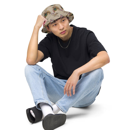 Reversible Bucket Hat - Emerald Gaze