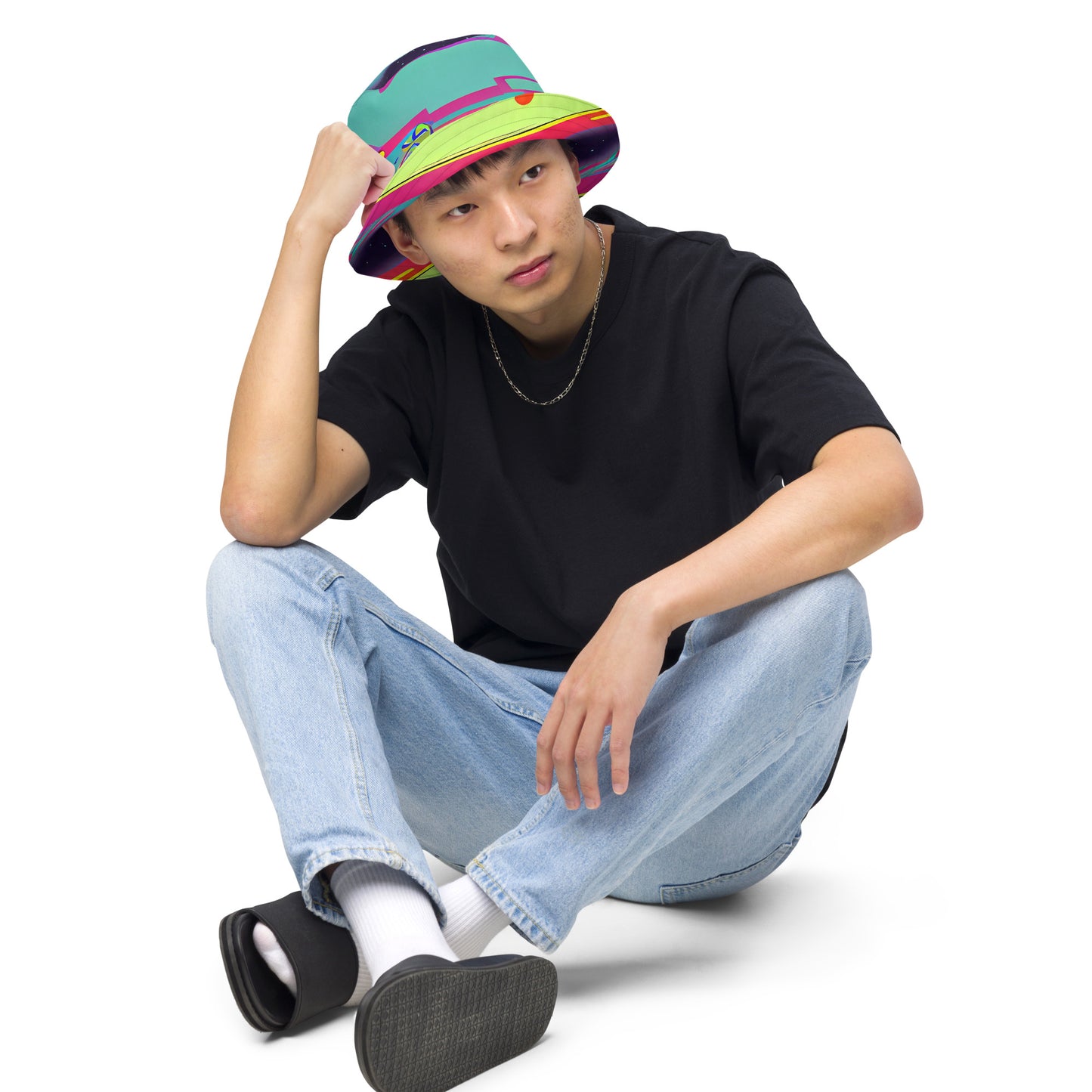 Reversible Bucket Hat - Astro Pop