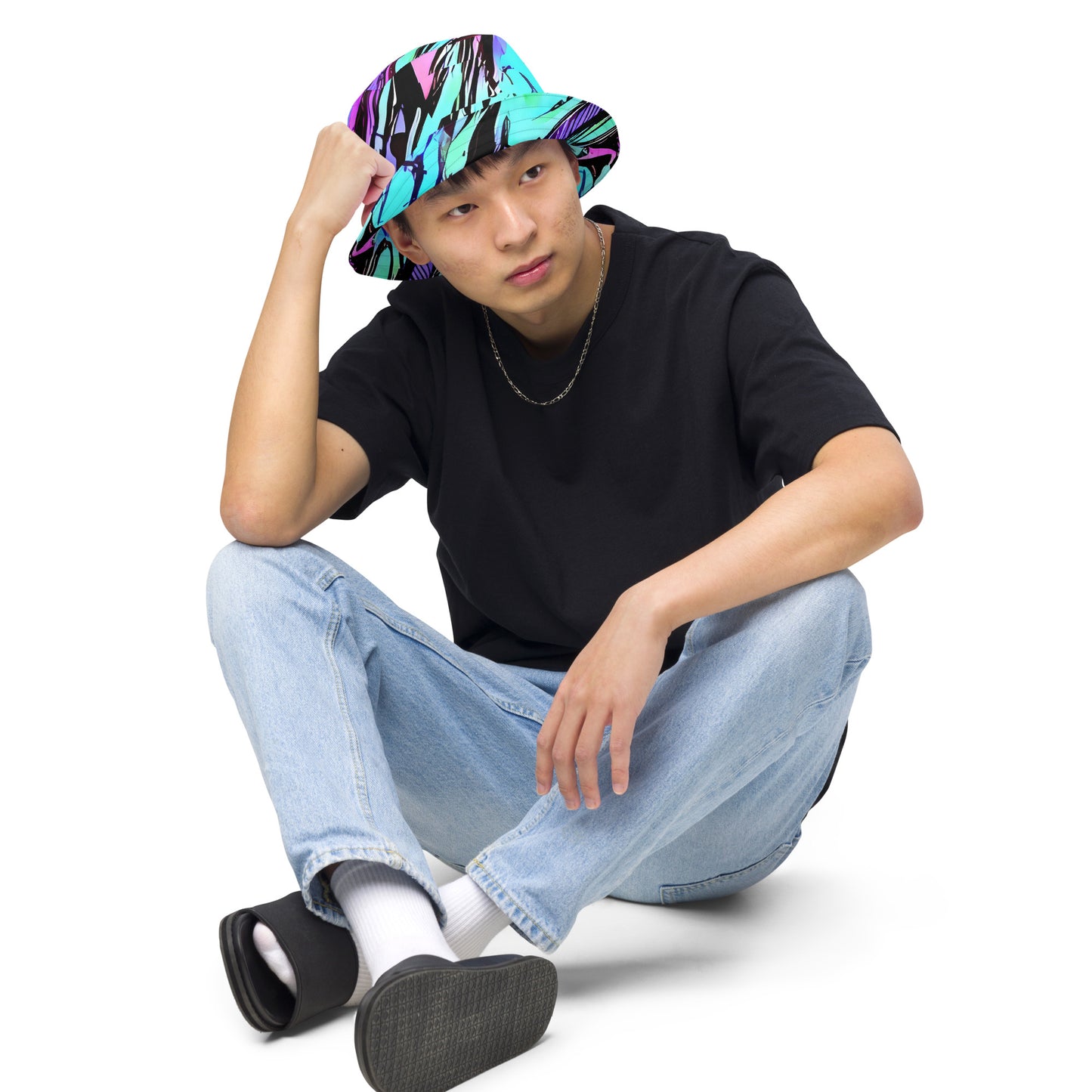 Reversible Bucket Hat - Gemstone Rush