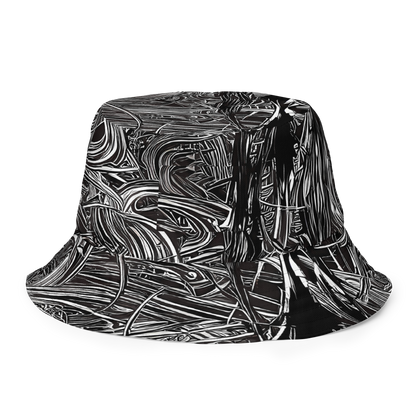 Reversible Bucket Hat - Mesmeric Tangles