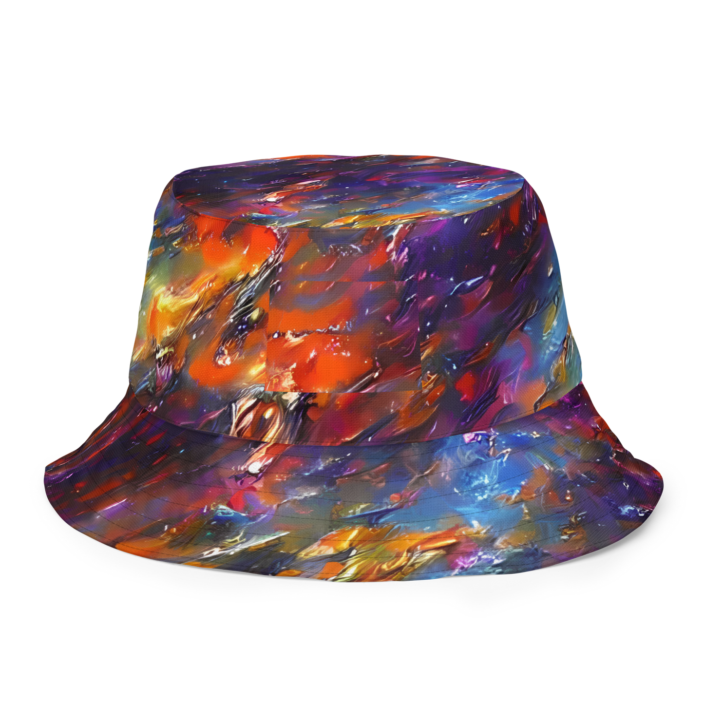 Reversible Bucket Hat - Auroral Ripples