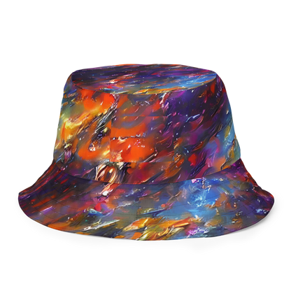 Reversible Bucket Hat - Auroral Ripples