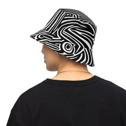 Reversible Bucket Hat - Vortex Veins