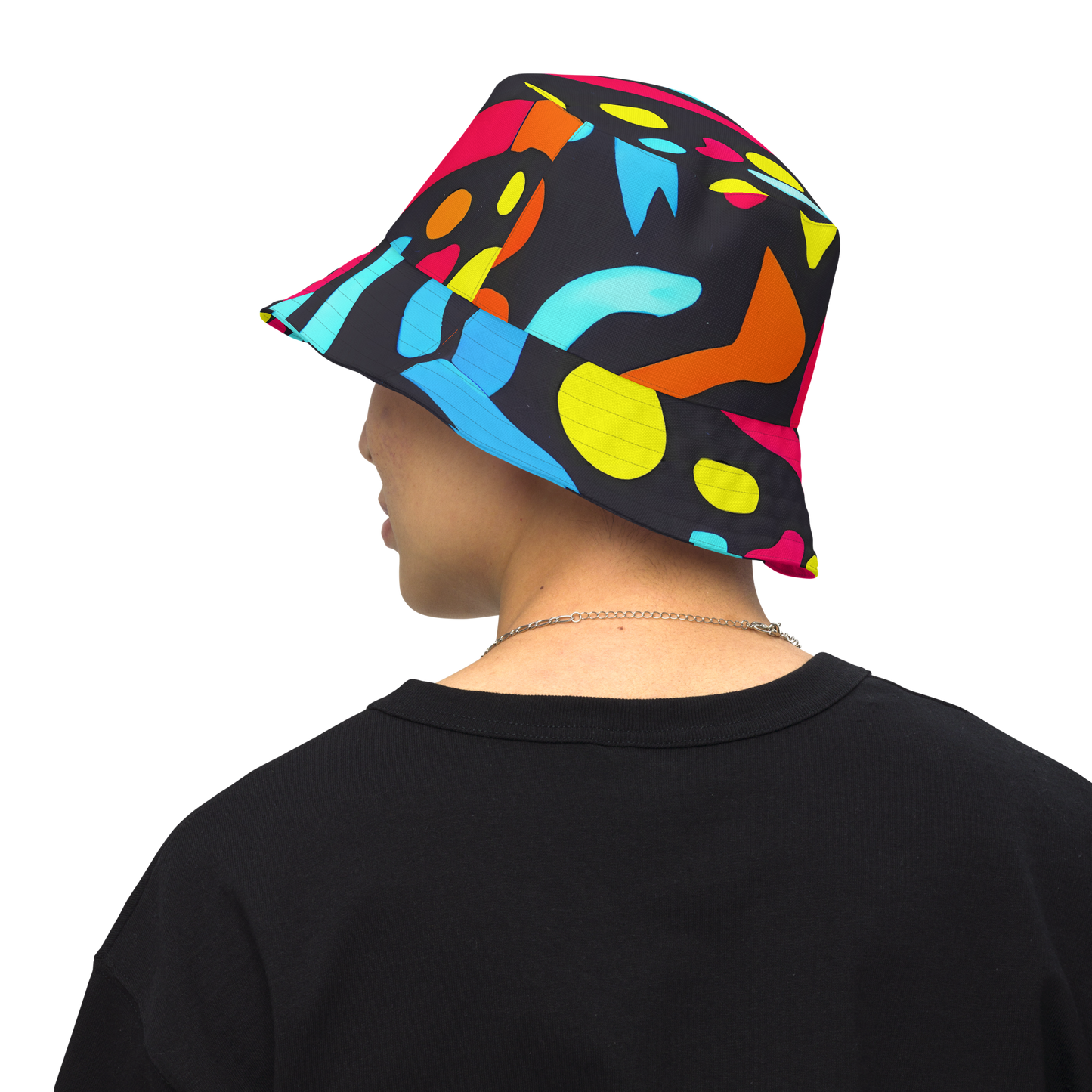 Reversible Bucket Hat - Midnight Stream